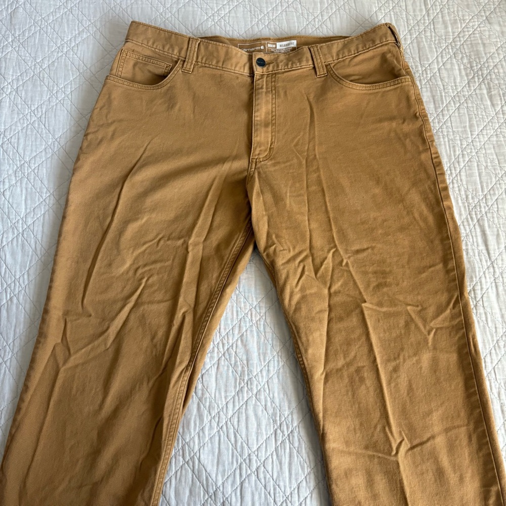 Carhartt Relaxed-Fit Work Pants in Brown - Size 38x30
